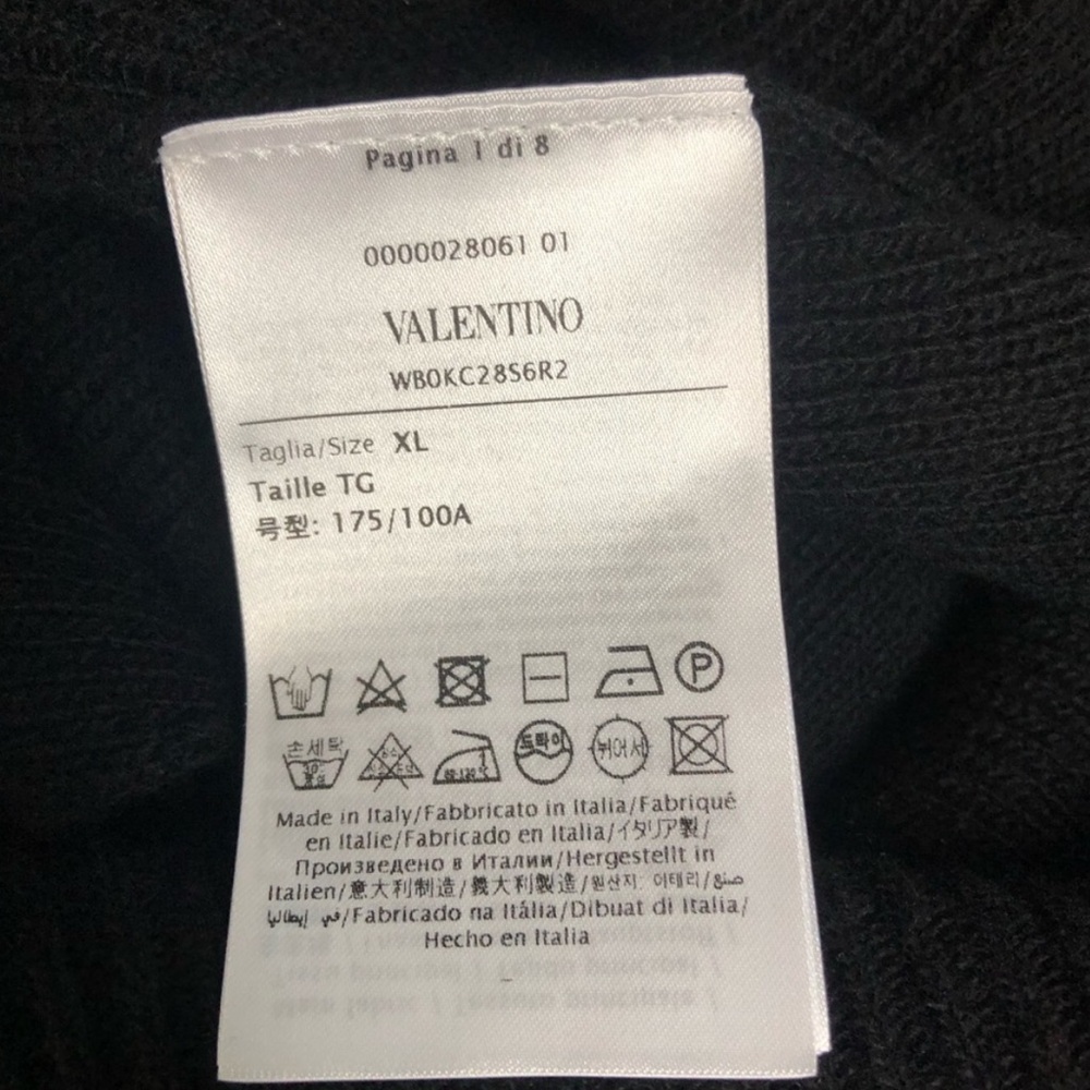 Valentino Sweater Wool Cut Out Knit Pullover Jumper - Picture 10 of 13